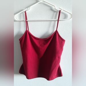 Spaghetti-strap Tank Top with built-in Bra